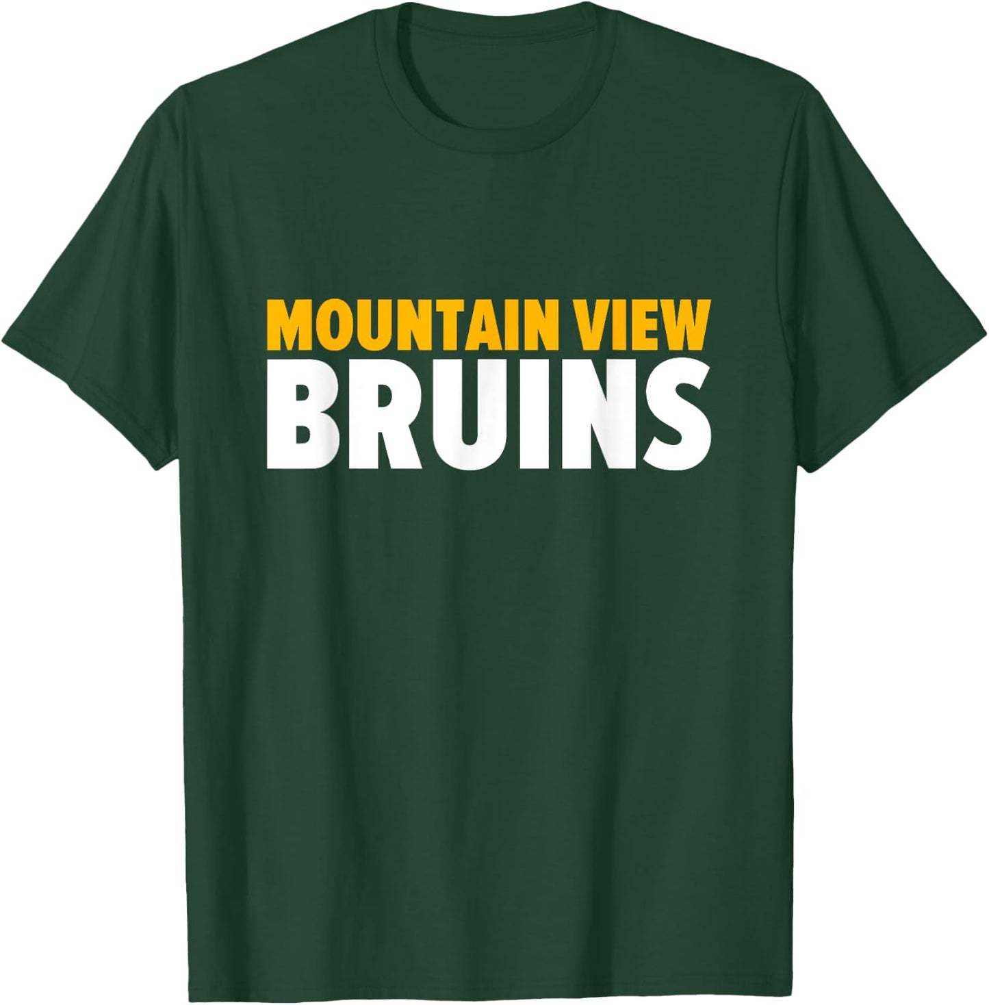 Mountain View Bruins Bold T-Shirt - T-Shirt | Forest