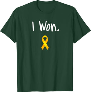 Appendix Cancer Survivor, I Won Appendix Cancer Awareness T-Shirt - T-Shirt | Forest