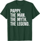 Pappy Design For Grandpa Grandfather From Grandkids Pappy T-Shirt - T-Shirt | Forest