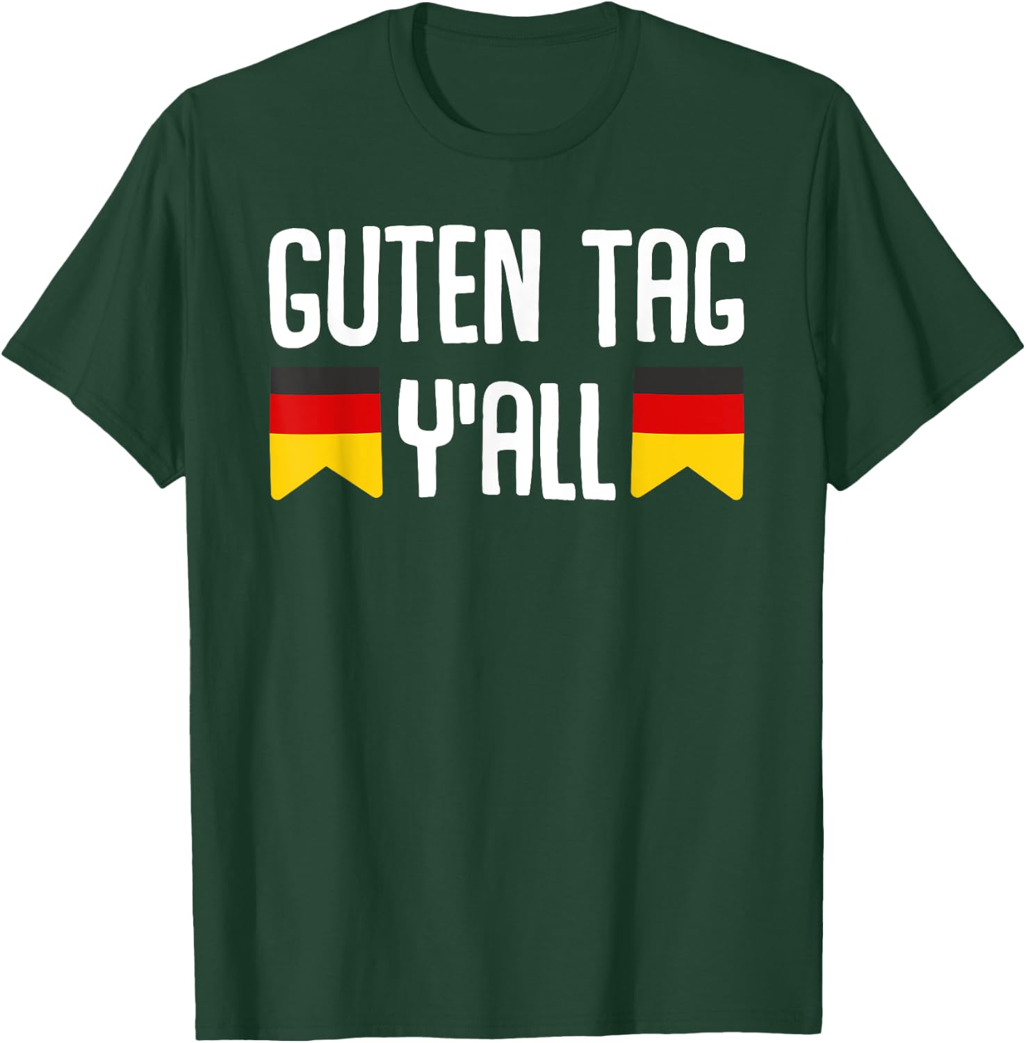 Guten Tag Y'all Oktoberfest Tent Party Beer Celebration Funny T-Shirt - T-Shirt | Forest