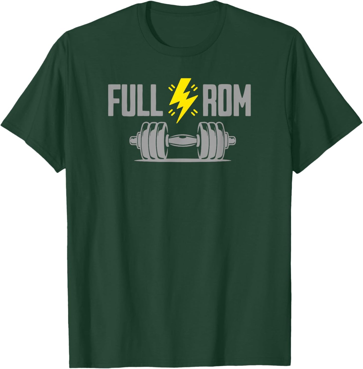 Full Rom Fitness Bodybuilding Gym T-Shirt - T-Shirt | Forest