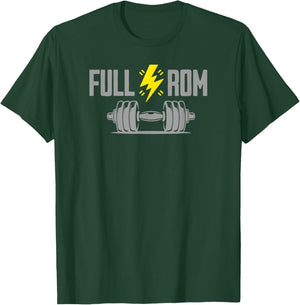 Full Rom Fitness Bodybuilding Gym T-Shirt - T-Shirt | Forest