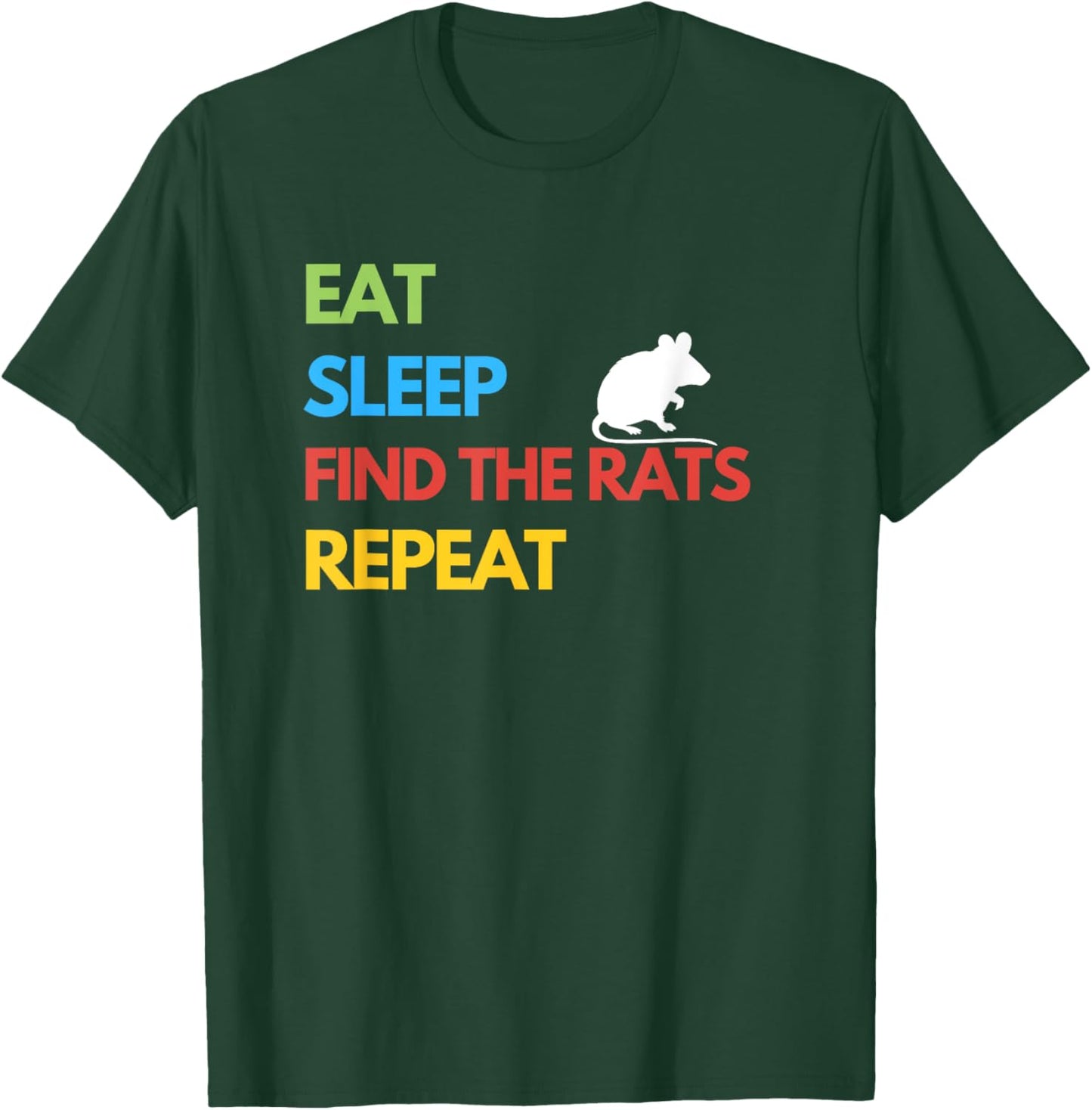 Funny Barn Hunt - Find the Rats T-Shirt - T-Shirt | Forest