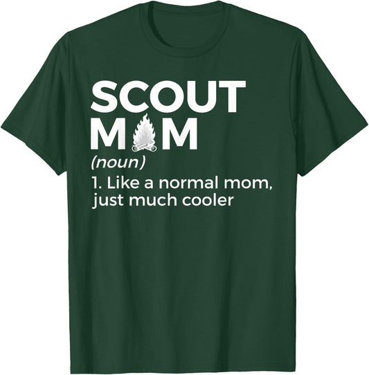Scouting Funny Scout Mom Definition T-Shirt - T-Shirt | Forest