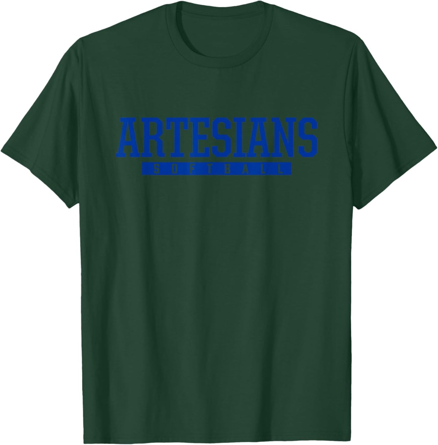 Martinsville Artesians Softball HS T-Shirt - T-Shirt | Forest