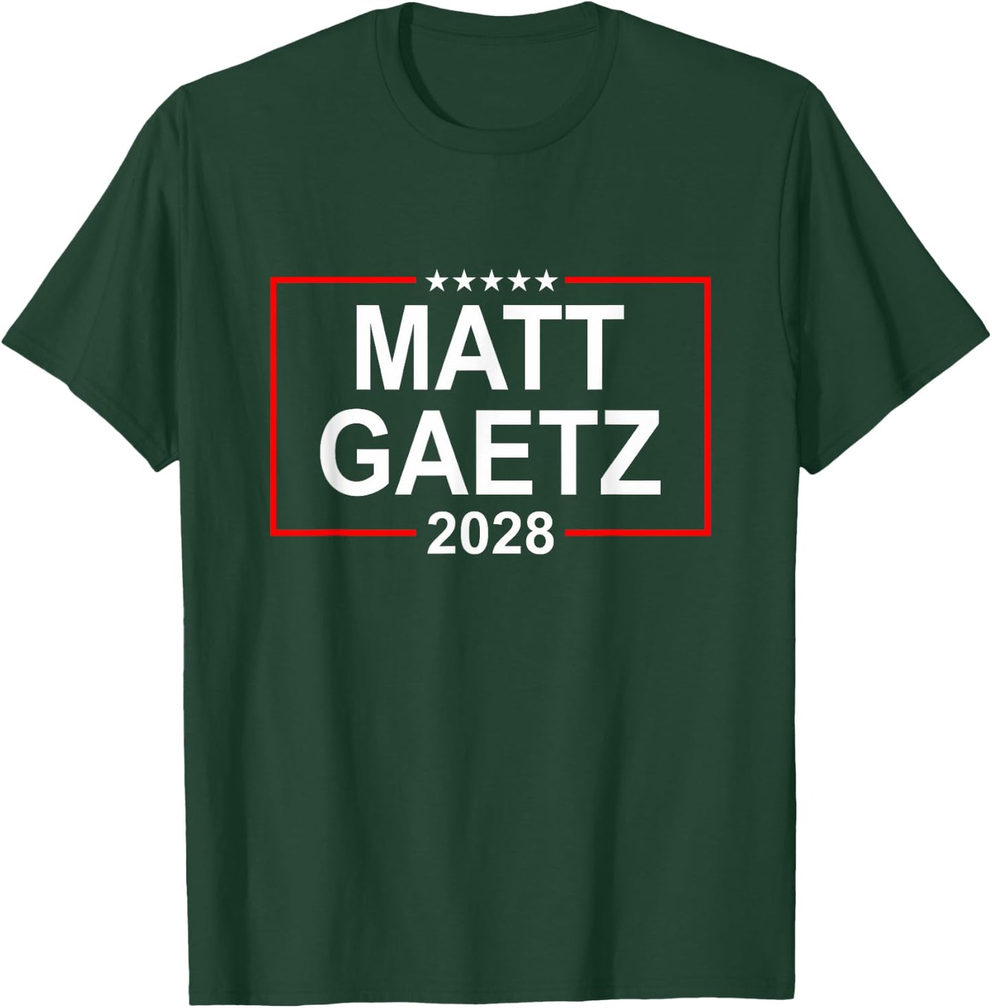 Matt Gaetz 2028 Presidential Election USA Flag Republican T-Shirt - T-Shirt | Forest