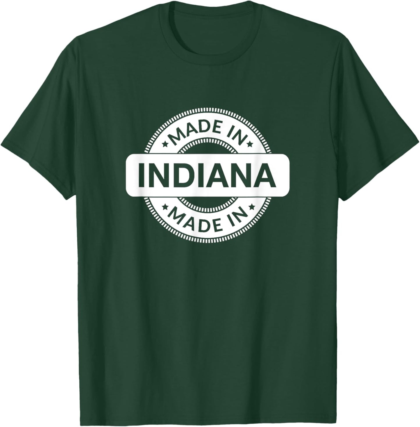 INDIANA Home - Made in Indiana - Funny Label - Classic T-Shirt - T-Shirt | Forest