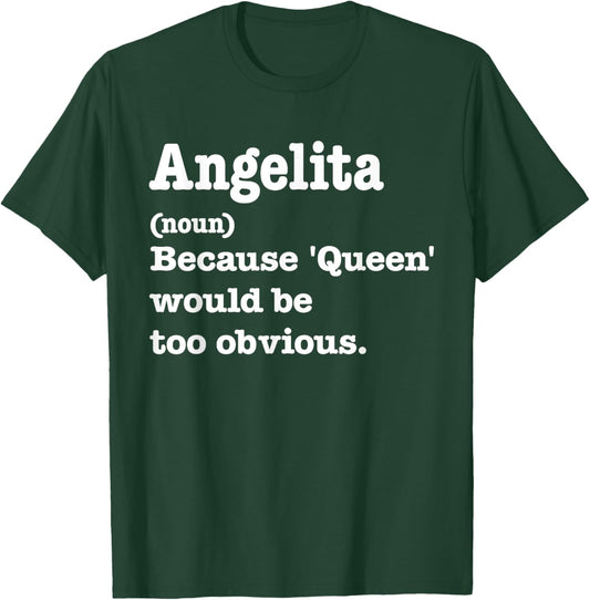 ANGELITA Sarcasm Queen - Custom ANGELITA Women's T-Shirt - T-Shirt | Forest