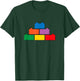 Brick Builder Blocks Building Master Builder Toys Kids Boys T-Shirt - T-Shirt | Forest