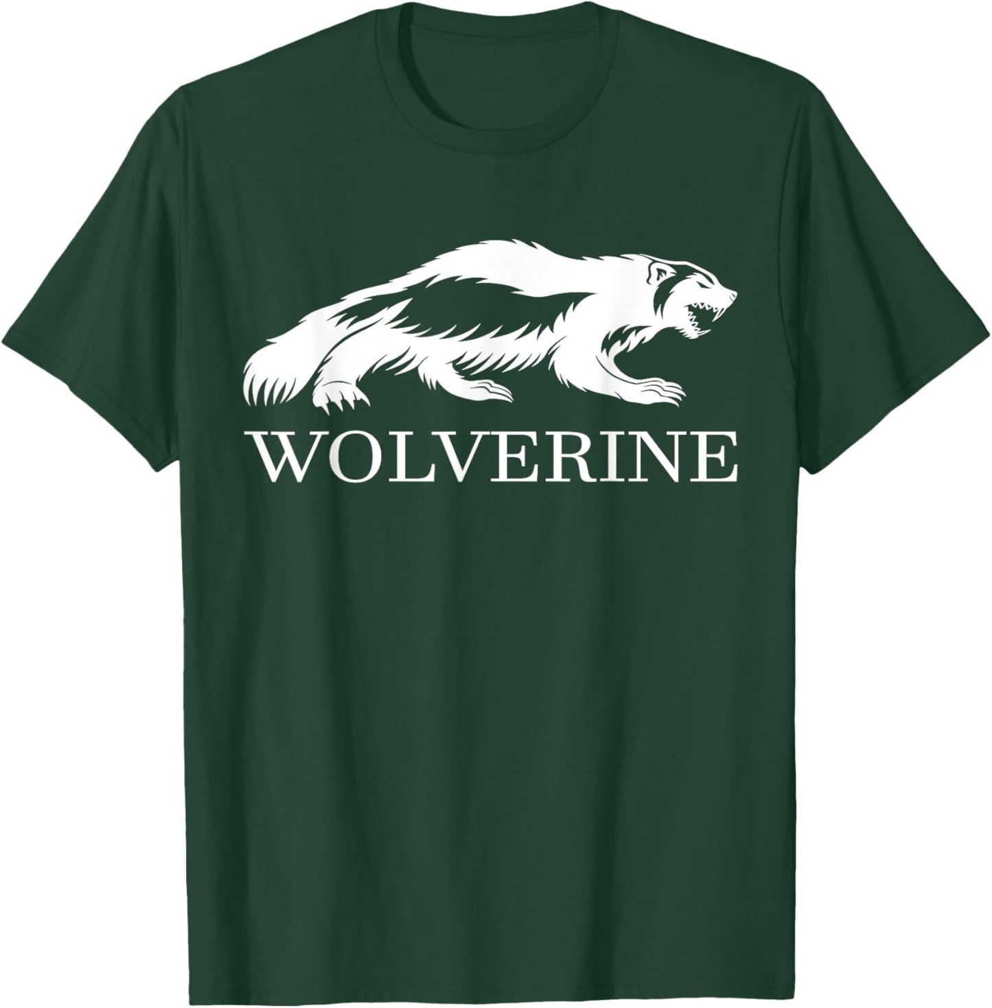 Wolverine Art Wild Animal WOLVERINE Lover T-Shirt - T-Shirt | Forest