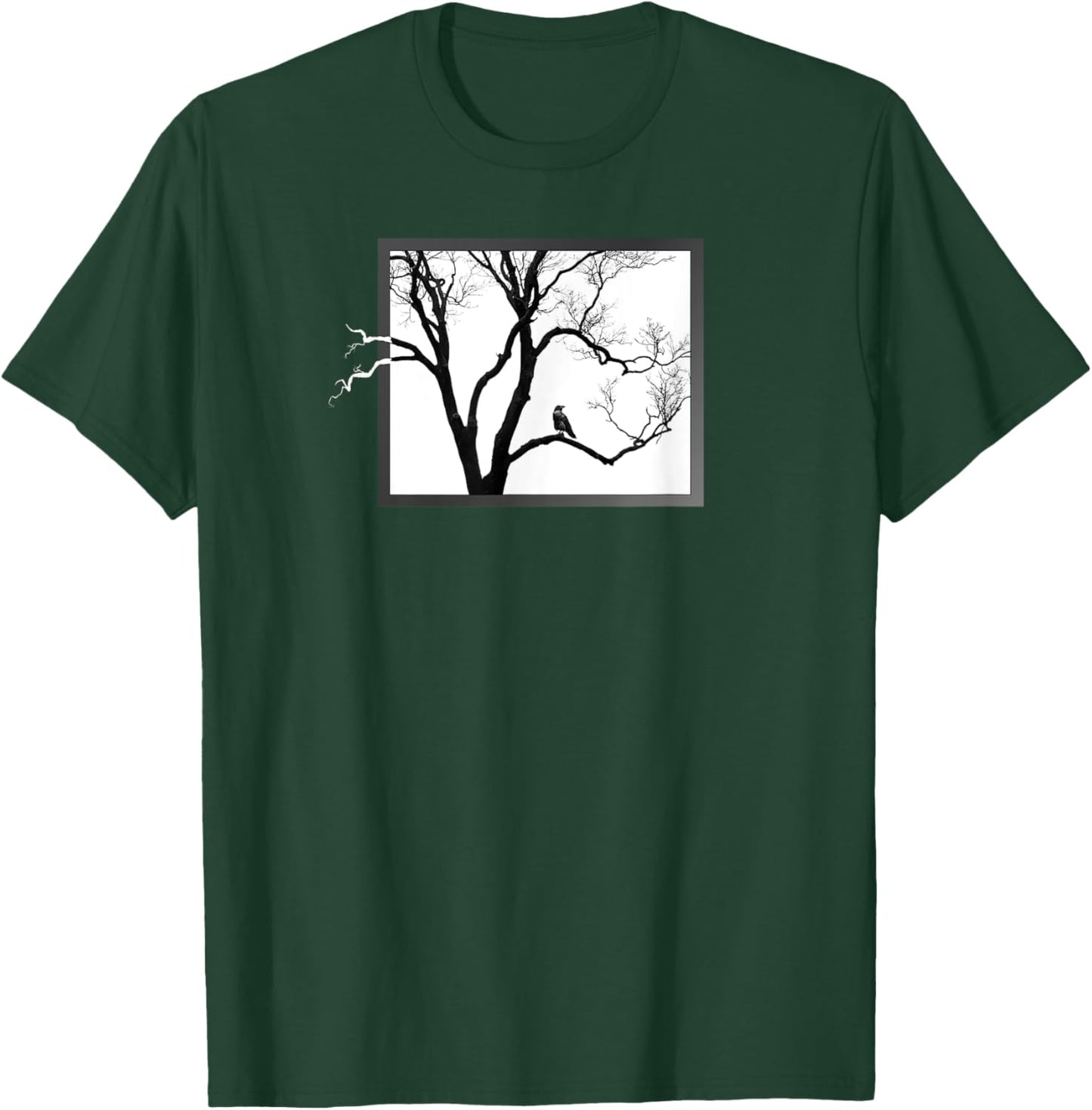 Crow in the Tree - Gift T-Shirt - T-Shirt | Forest