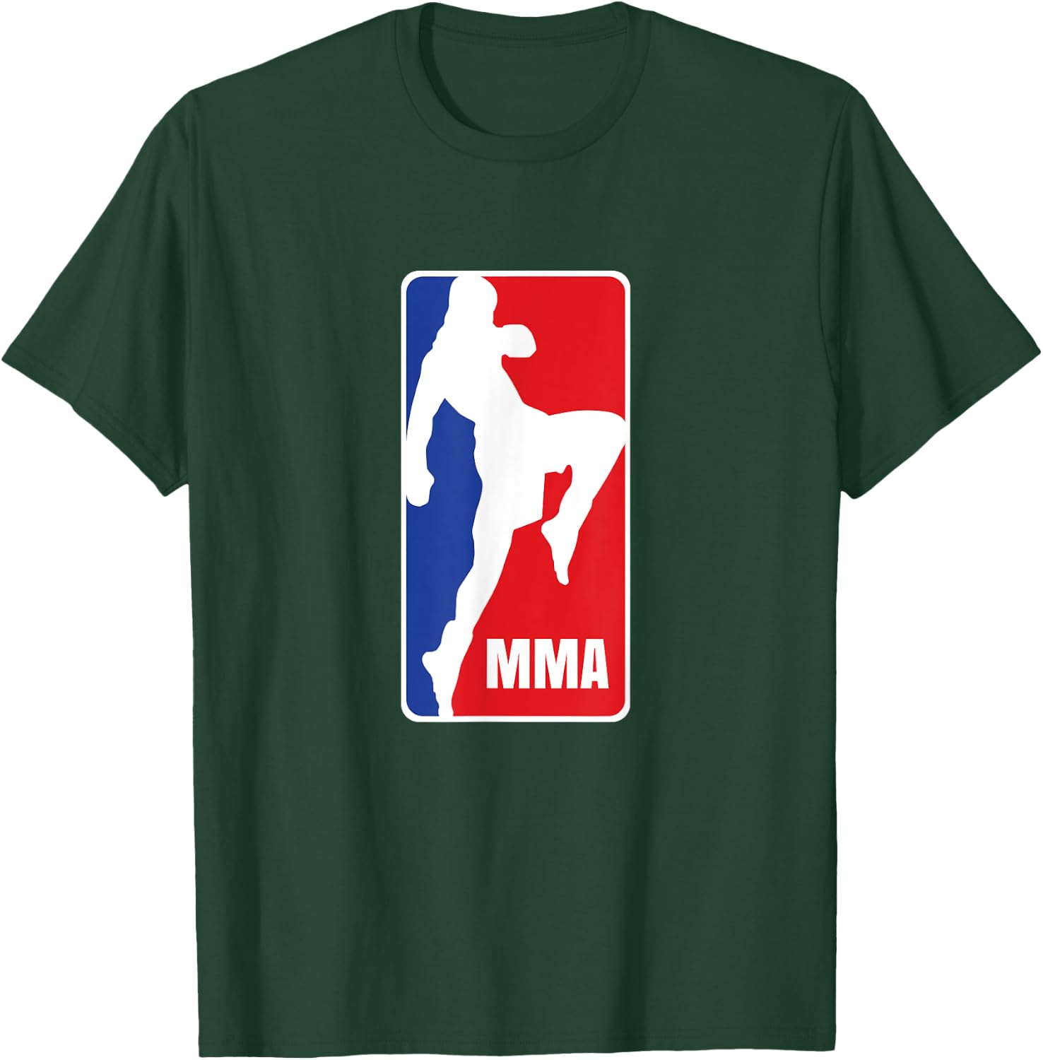 MMA Mixed Martial Arts Retro Fighting Fan Logo T-Shirt - T-Shirt | Forest