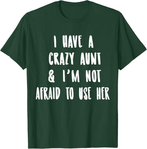 Funny Gift Nephew Niece Birthday Aunt Week Gift Best Auntie T-Shirt - T-Shirt | Forest