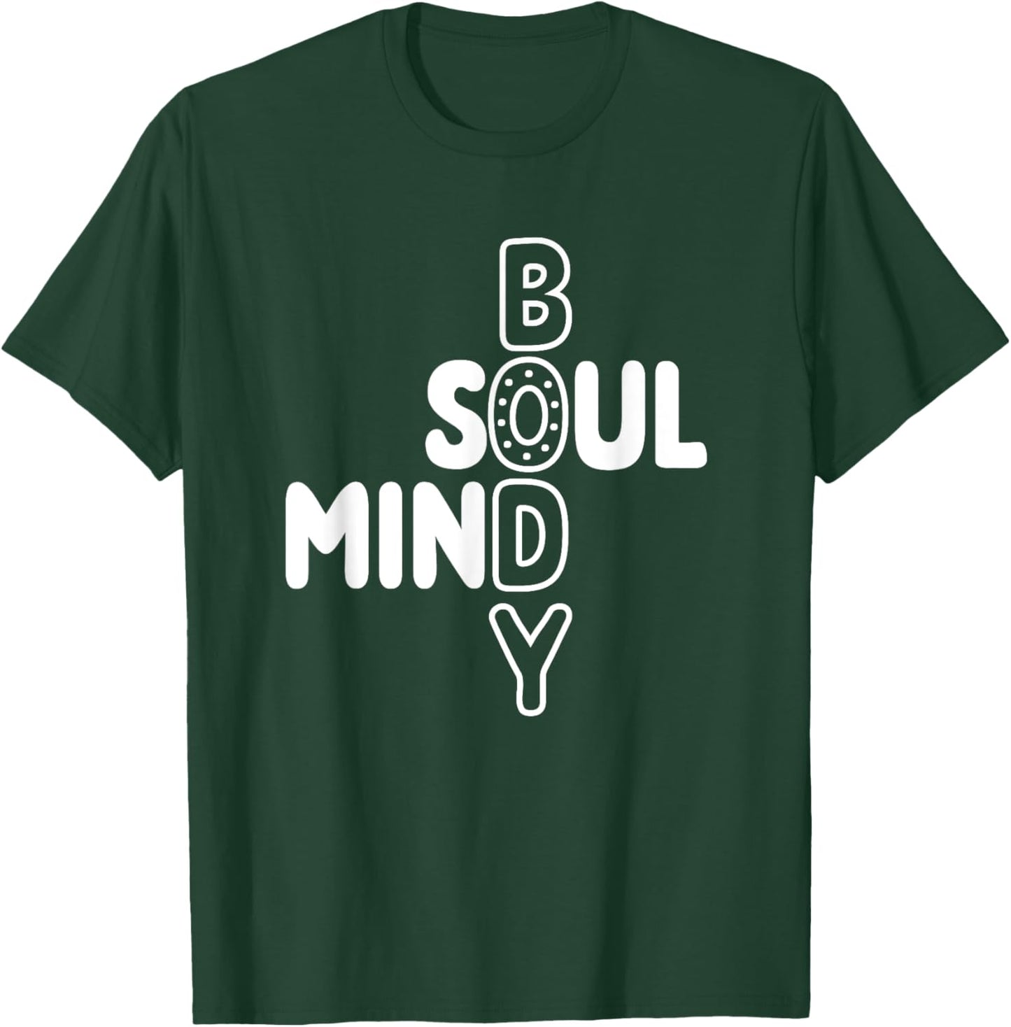 Where the Mind Body and Soul Intersect, Beautiful Calm Zen T-Shirt - T-Shirt | Forest