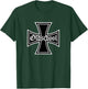 Iron Cross Oldschool Biker T-Shirt - T-Shirt | Forest