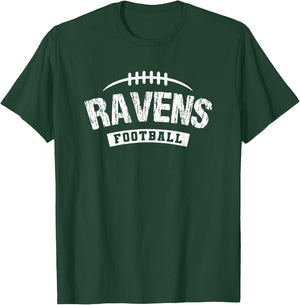 Ravens South Football Distressed HS T-Shirt - T-Shirt | Forest