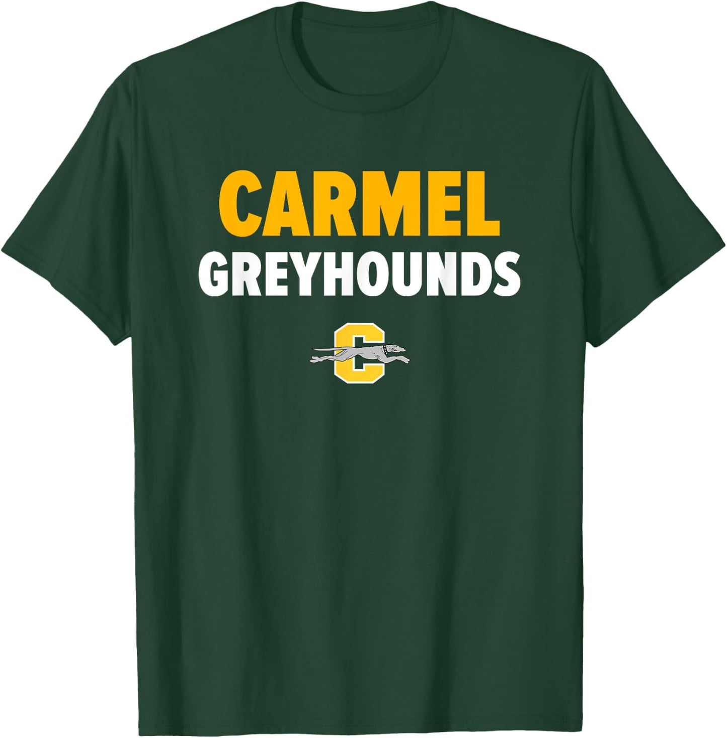 Carmel Greyhounds Logo Bold HS T-Shirt - T-Shirt | Forest