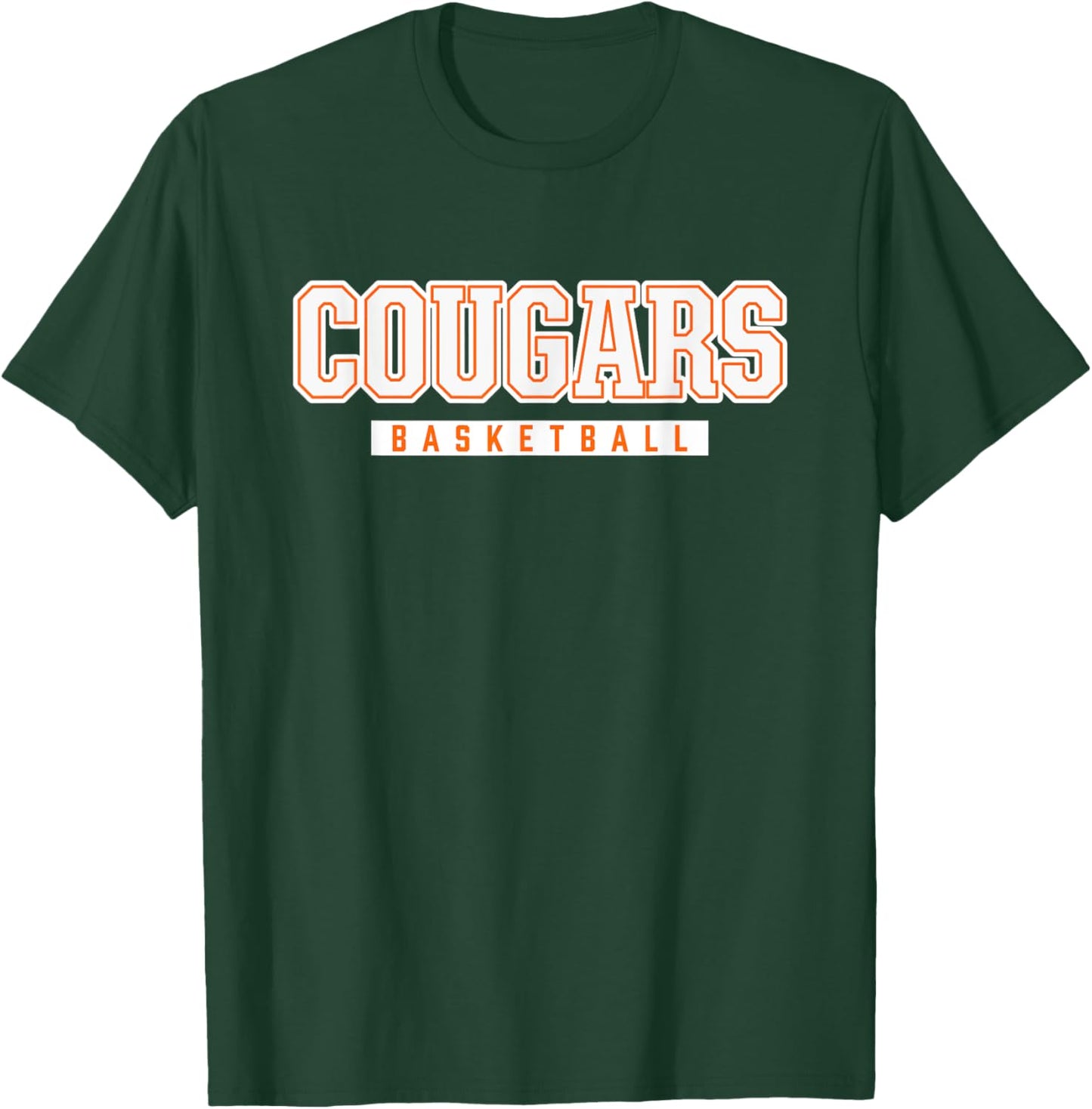 Cougars Basketball Northside High School T-Shirt - T-Shirt | Forest