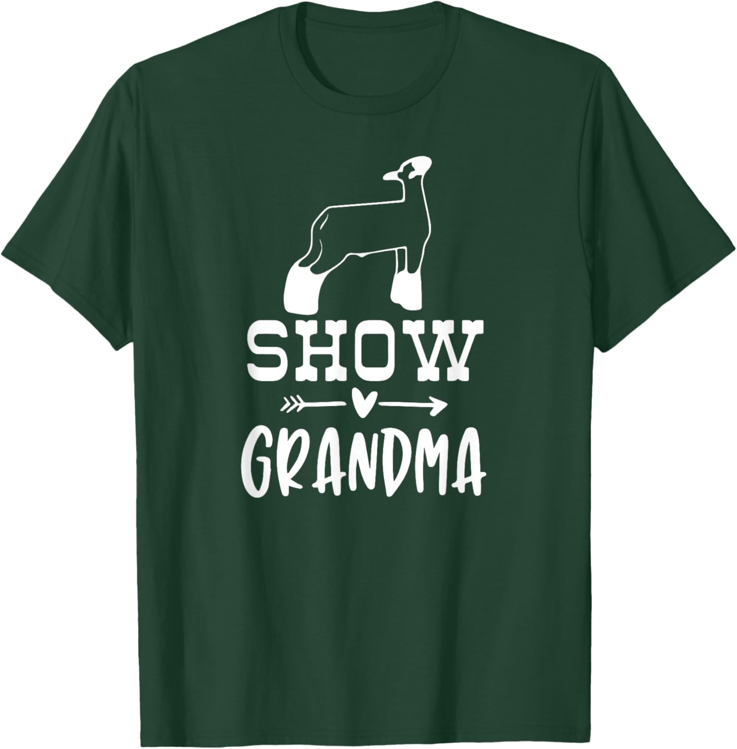 Show Lamp Grandma Sheep Show Grandma T-Shirt - T-Shirt | Forest
