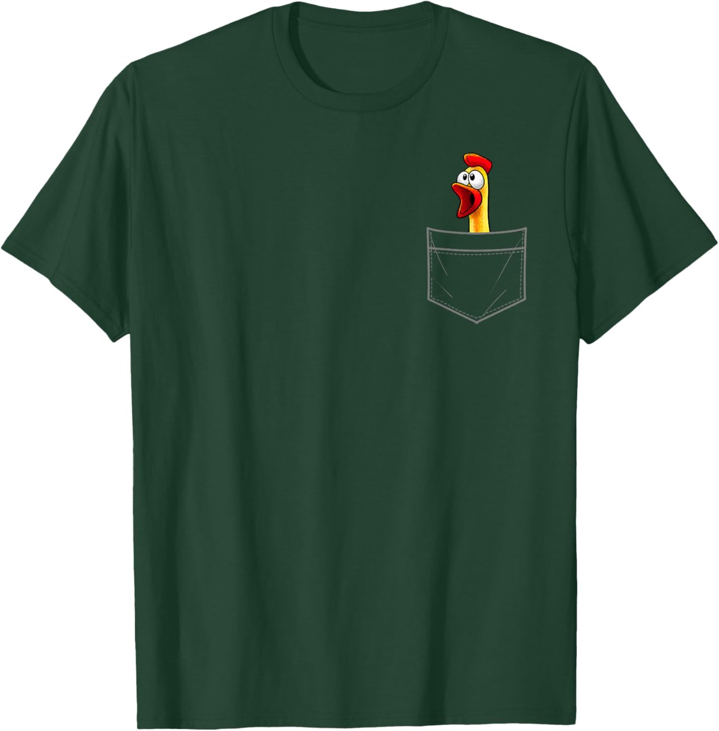 Cool Rubber Chicken Women Kids Animal Chicken Lovers T-Shirt - T-Shirt | Forest