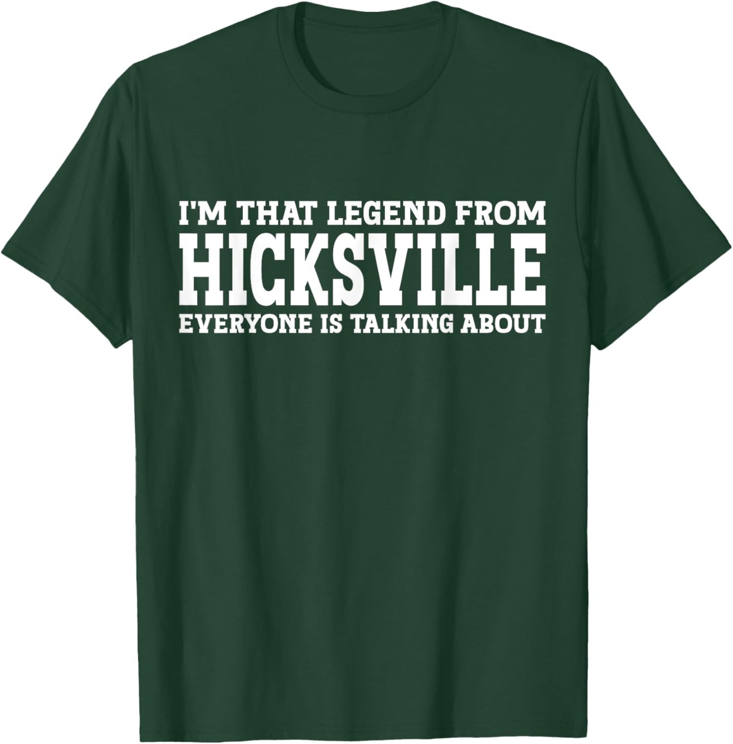 Hicksville Hometown NY New York Home Roots City Hicksville T-Shirt - T-Shirt | Forest