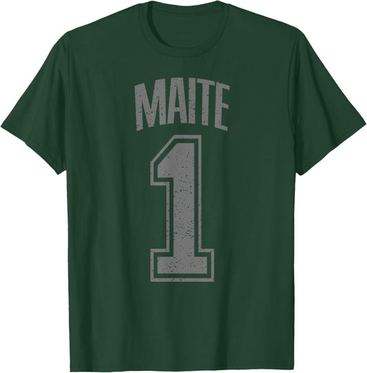 Maite Supporter Number 1 Größter Fan T-Shirt - T-Shirt | Forest