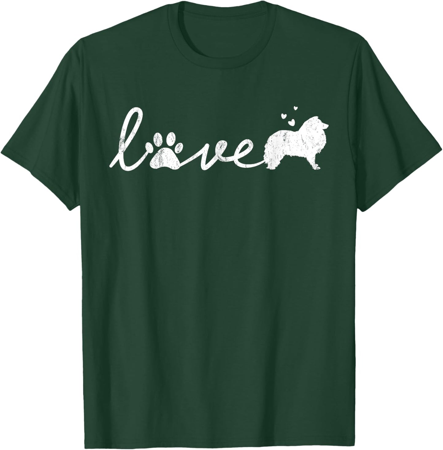 Shetland Sheepdog Mom Dad Dog Love Pet Paw Gift T-Shirt - T-Shirt | Forest