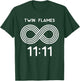 Twin Flame Soul Mate 11:11 Heart Eleven Infinity Design T-Shirt - T-Shirt | Forest