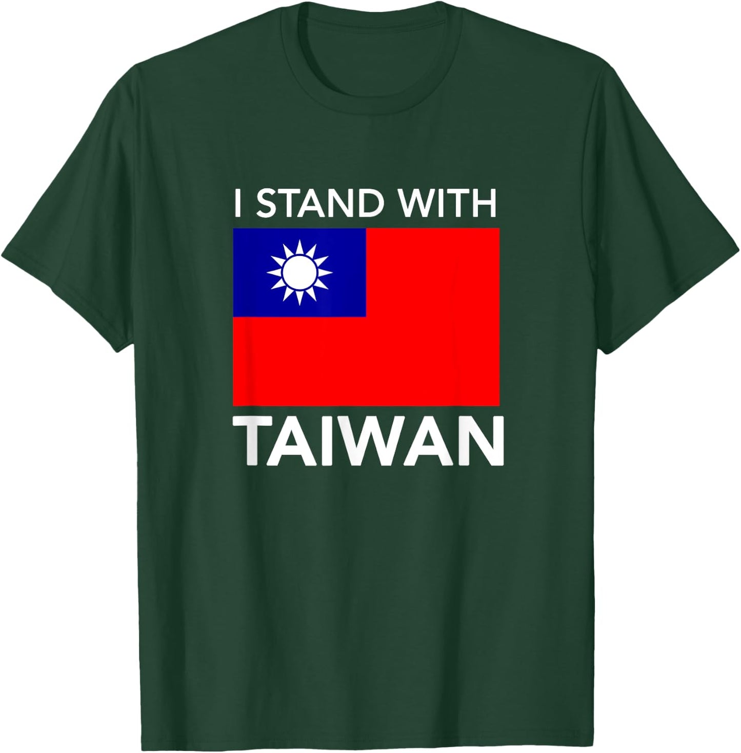 I Love Taiwan Flag Taiwanese Pride I Stand With Taiwan Shirt T-Shirt - T-Shirt | Forest