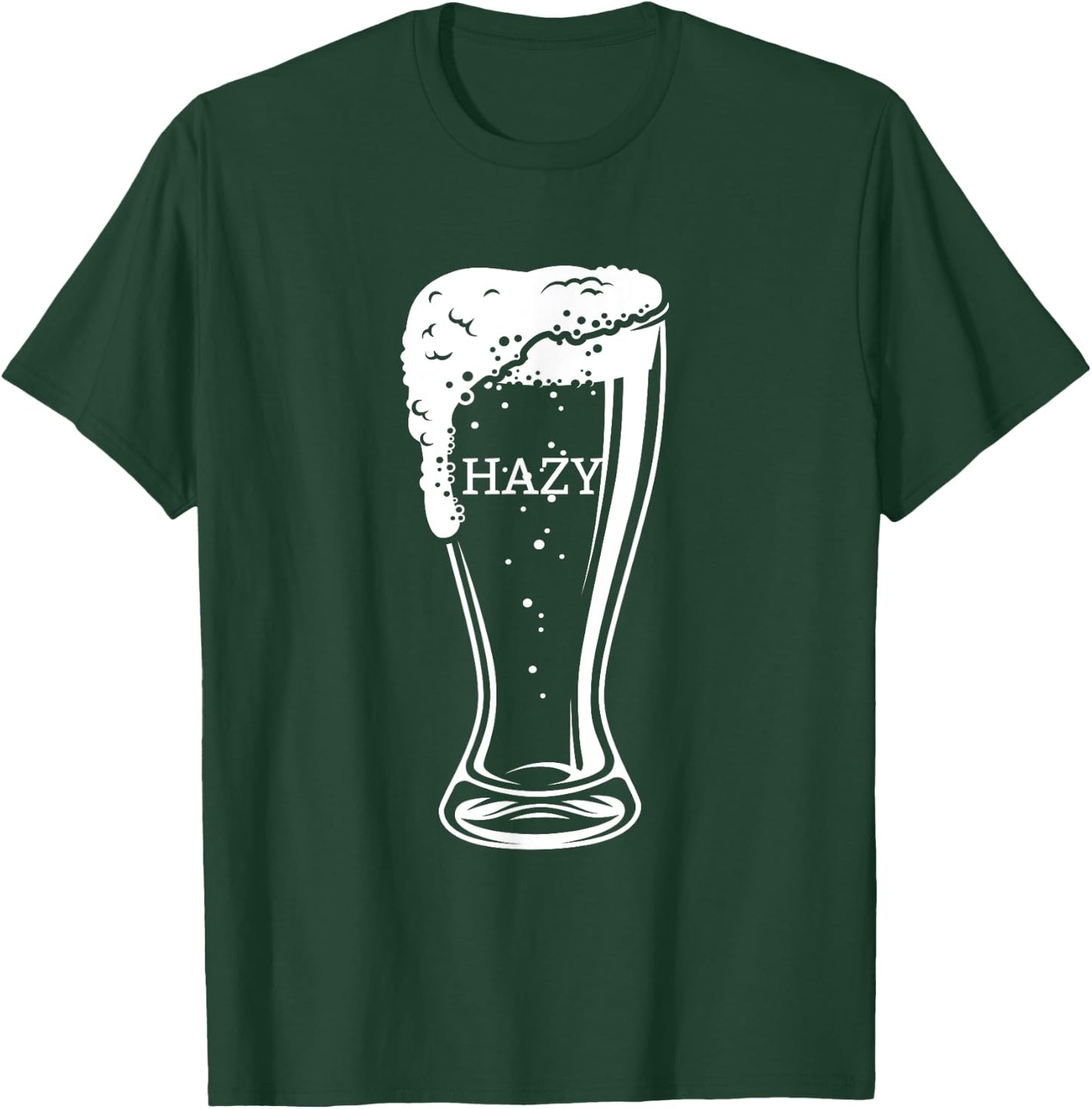 Hazy IPA Beer Pale Ale Funny Craft Beer Lover Brewer Gift T-Shirt - T-Shirt | Forest