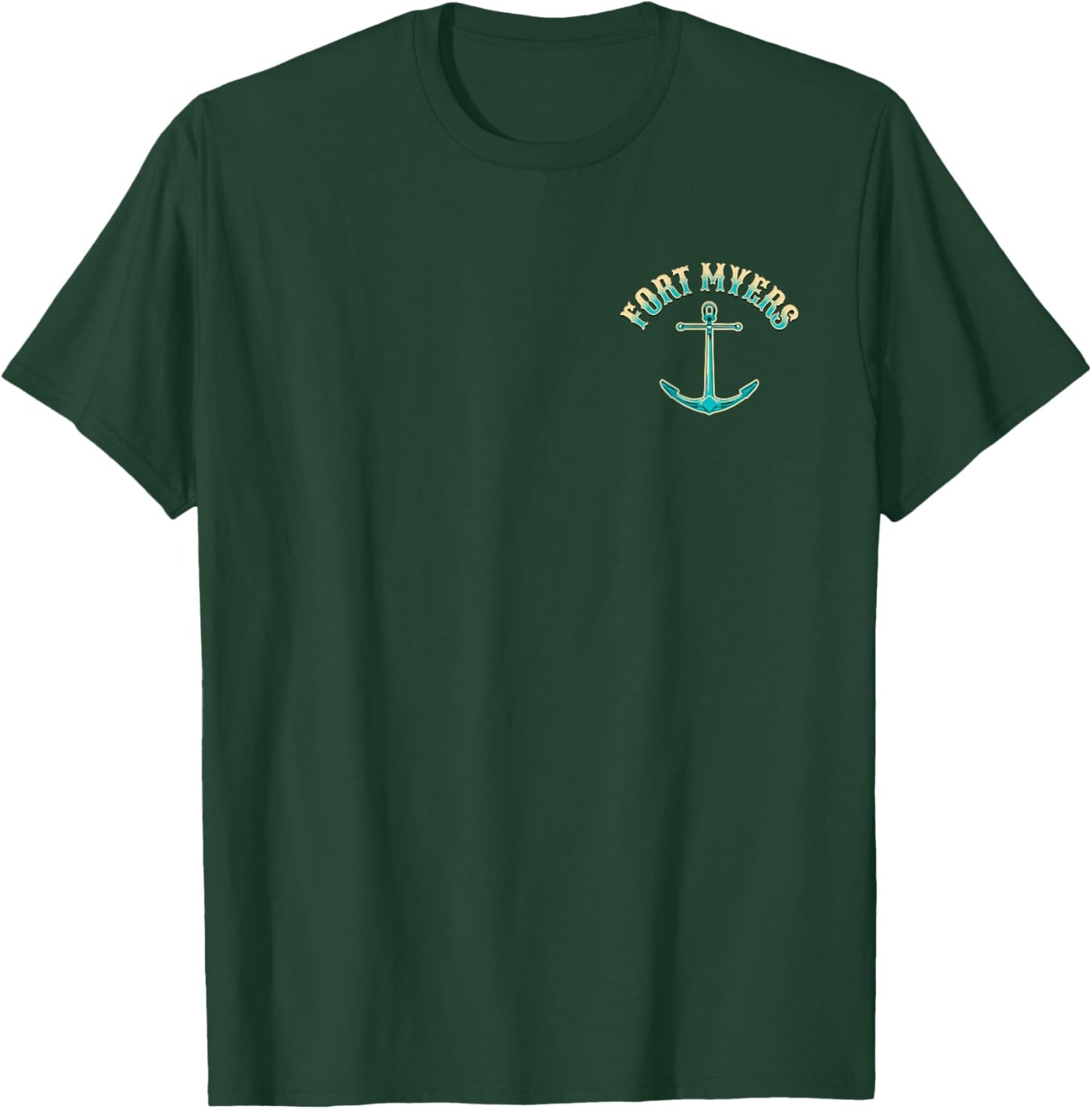 Fort Myers Florida USA Fishing Design T-Shirt - T-Shirt | Forest