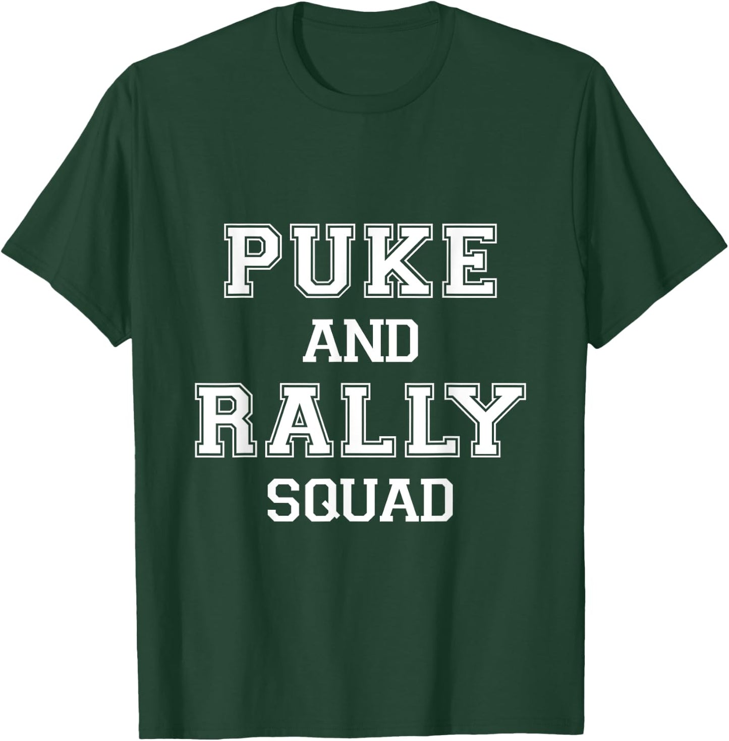 Puke And Rally Squad - Funny Floribama Shore Bachelorette T-Shirt - T-Shirt | Forest