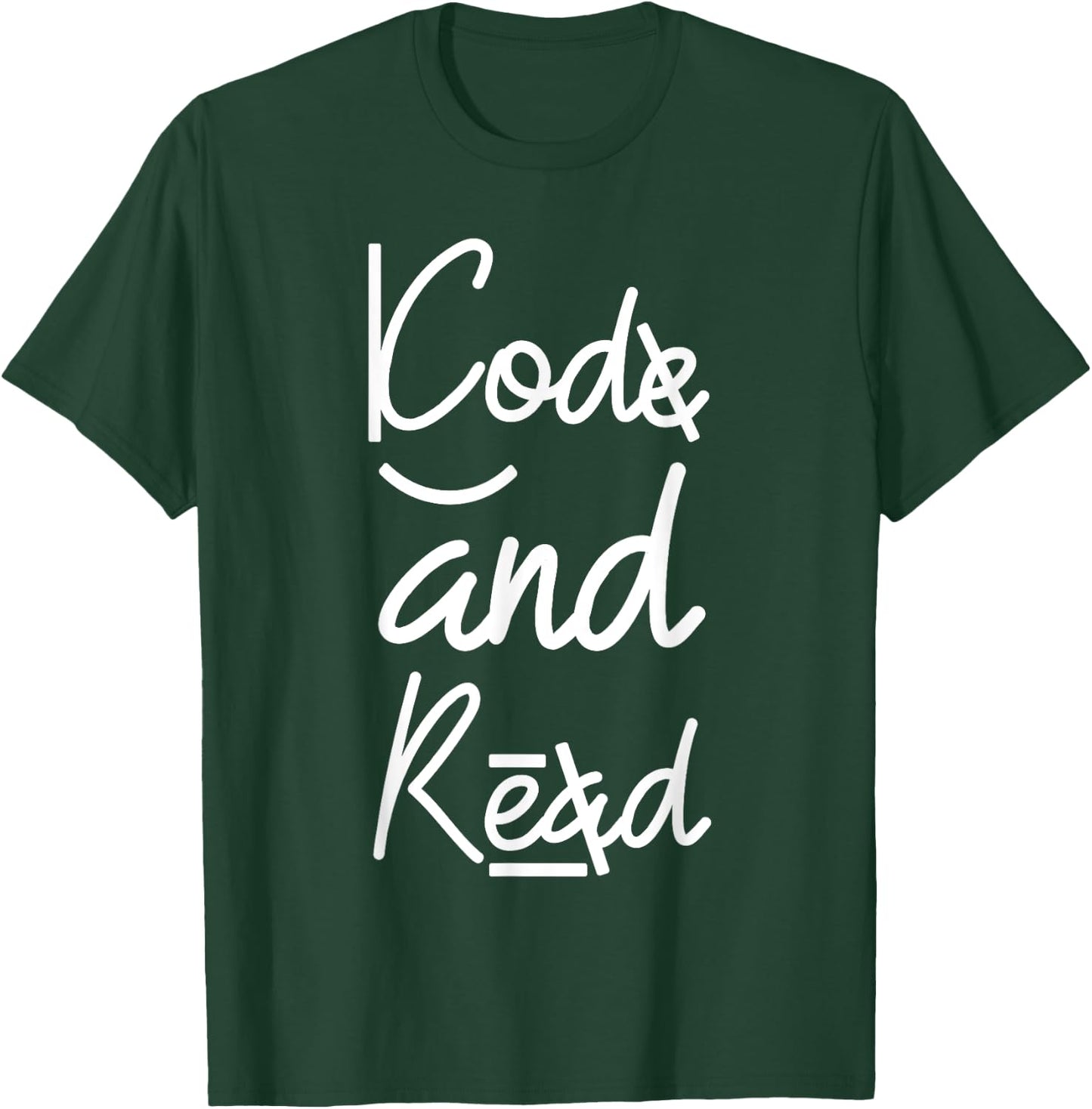 Code And Read Dyslexia Learning Disability Dyslexic T-Shirt - T-Shirt | Forest