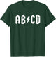 ABCD Rock and Roll Letters Children Alphabet Parody T-Shirt - T-Shirt | Forest