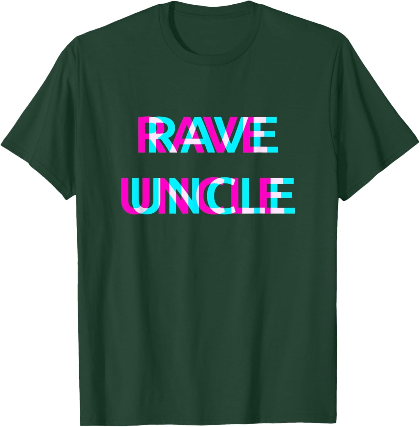 Rave Uncle Techno EDM Music Festival Party Raver T-Shirt - T-Shirt | Forest