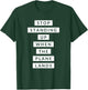 Funny Travel Stop Standing Up When The Plane Lands T-Shirt - T-Shirt | Forest