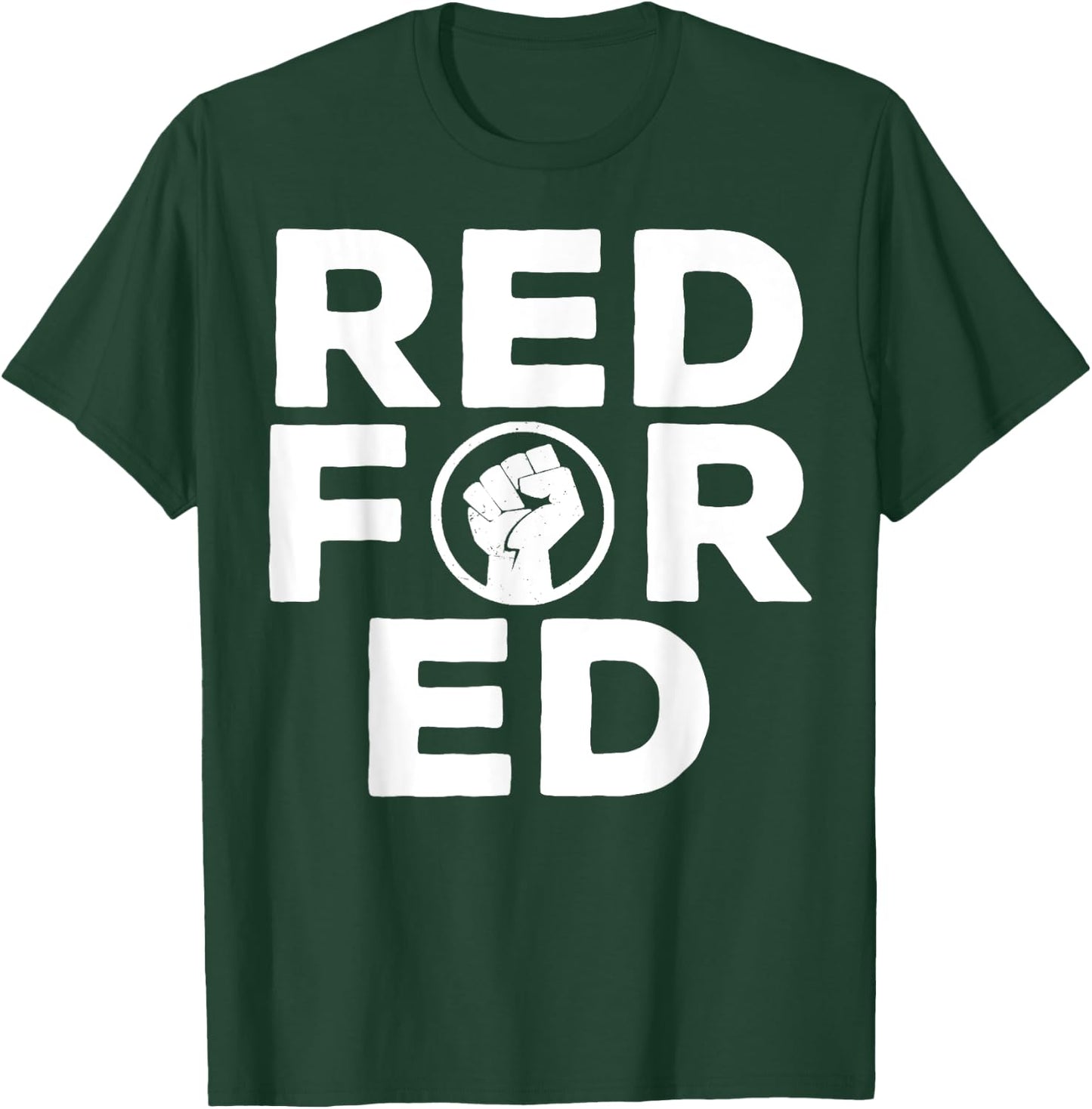 Red For Ed California #redfored T-Shirt - T-Shirt | Forest