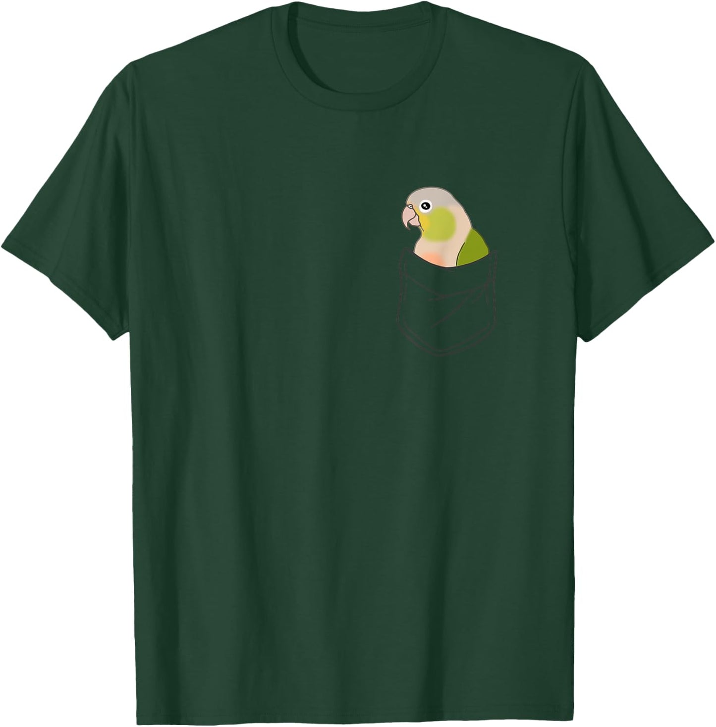 Pocket Pineapple Conure Cinnamon Parrot Cute Birb memes T-Shirt - T-Shirt | Forest