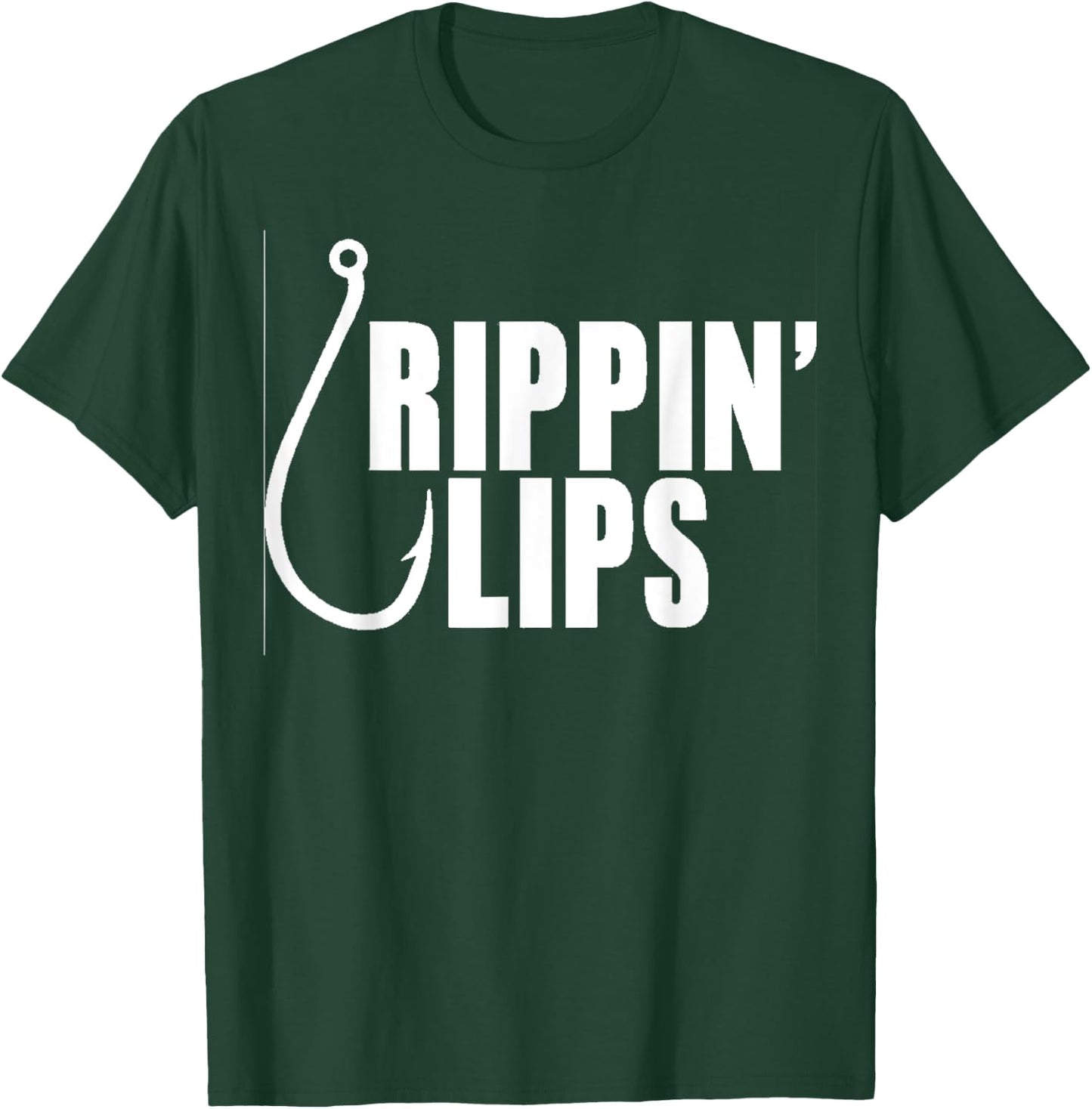 Rippin Lips Fishing T-Shirt - T-Shirt | Forest