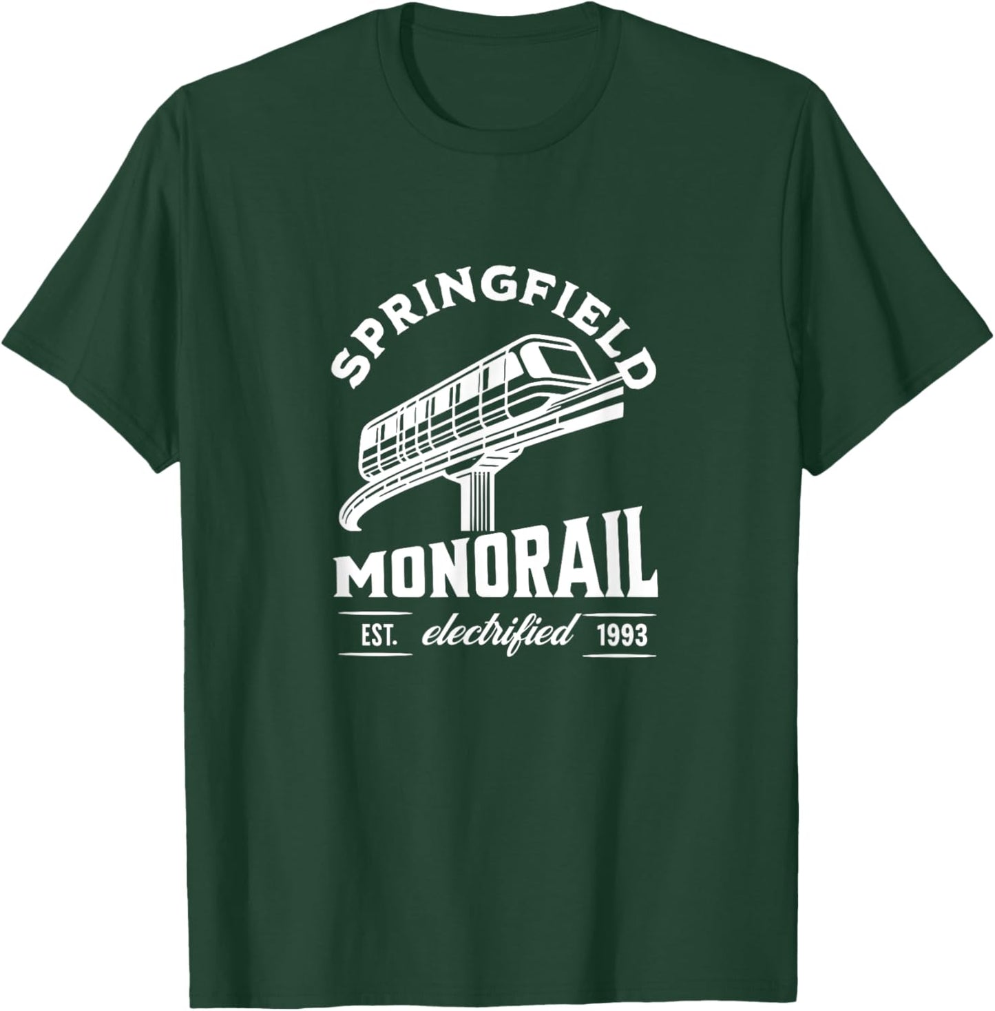 Springfield Monorail - Est. 1993 T-Shirt - T-Shirt | Forest