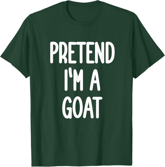 Pretend I'm A Goat Costume T-Shirt - T-Shirt | Forest