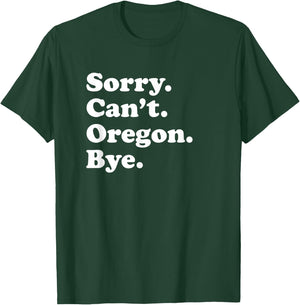 Men Women Boys or Girls Funny Oregon T-Shirt - T-Shirt | Forest