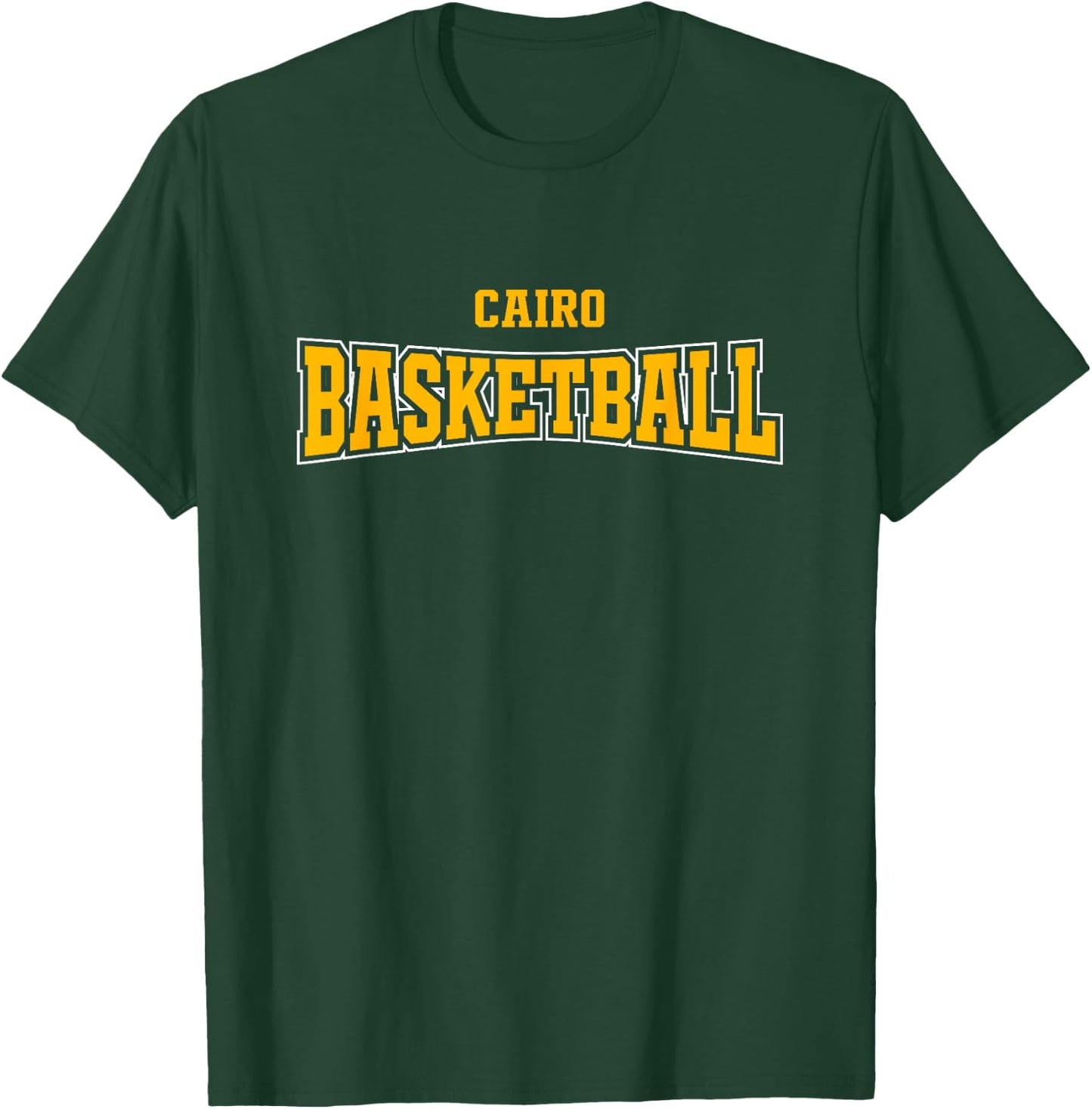 Cairo High School Basketball Warp HS T-Shirt - T-Shirt | Forest