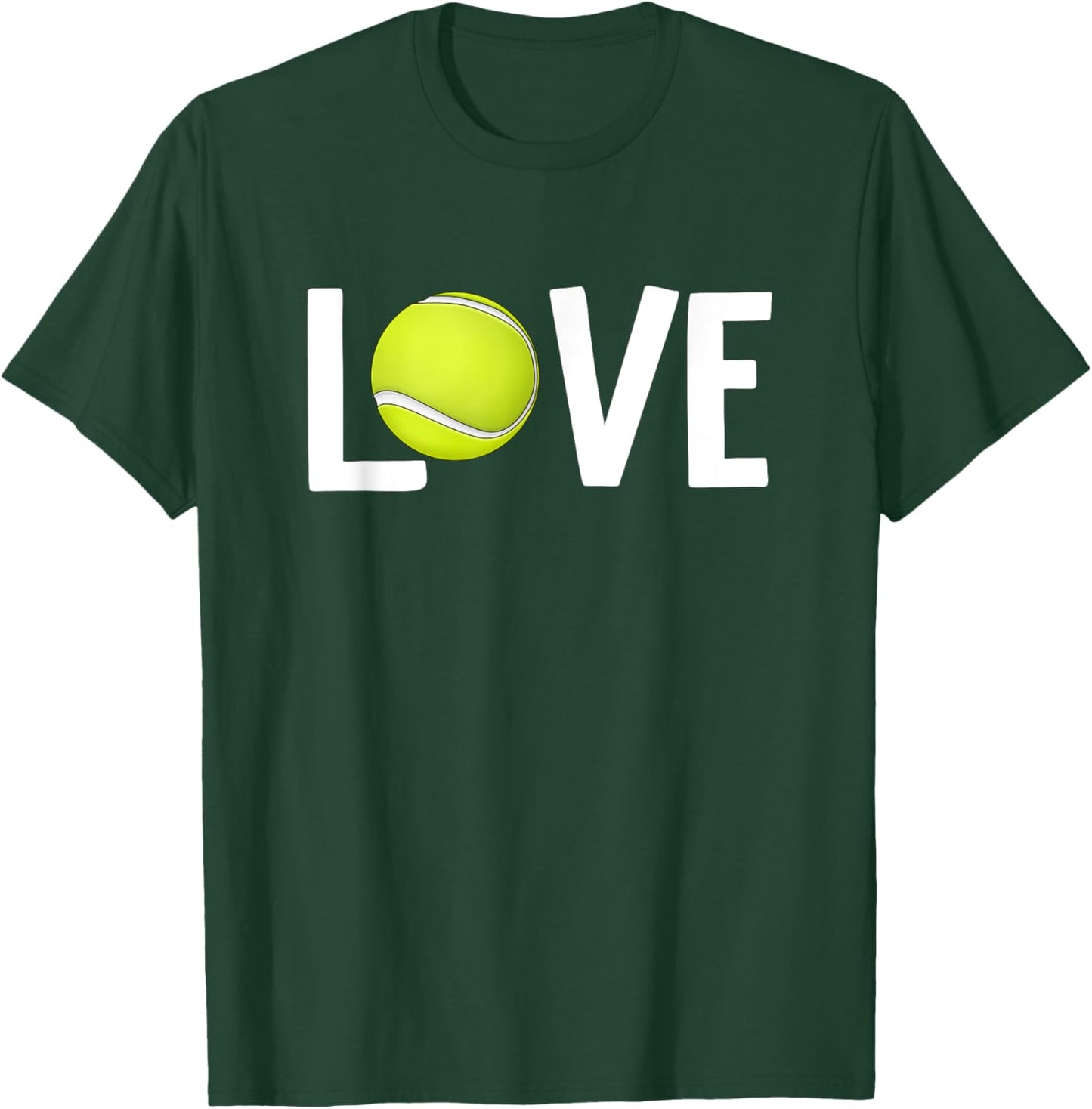 Valentine's Day LOVE Tennis T-Shirt - T-Shirt | Forest