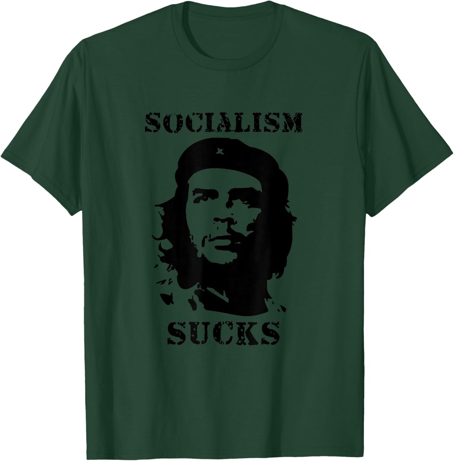 Socialism Sucks Anti Communism Anti Leftist Anti Che Guevara T-Shirt - T-Shirt | Forest