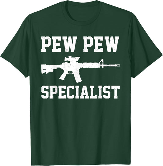 Funny Airsoft Art Women Tactical Gun Combat Airsoft T-Shirt - T-Shirt | Forest