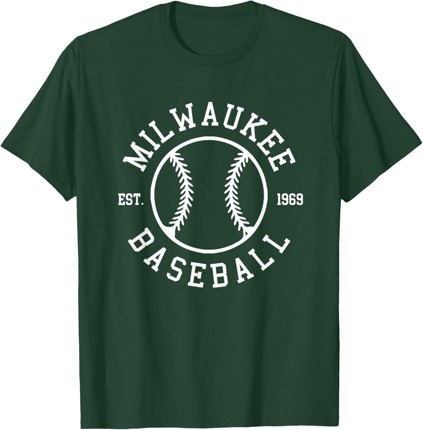 Milwaukee Baseball Seventh Inning Stretch Gameday Fan Gear T-Shirt - T-Shirt | Forest