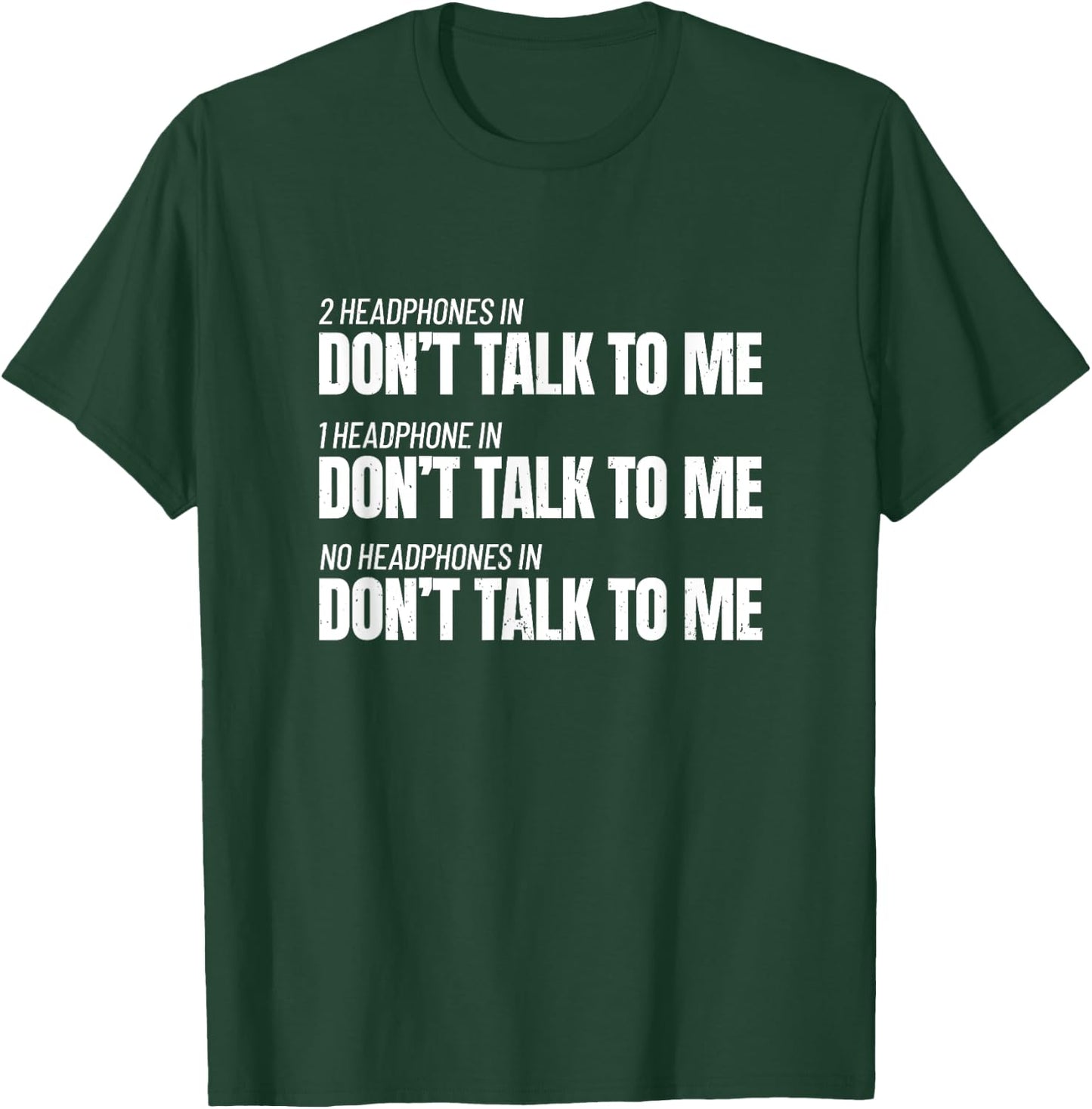 Fitness Meme - Don't Talk To Me At The Gym - Funny Workout T-Shirt - T-Shirt | Forest