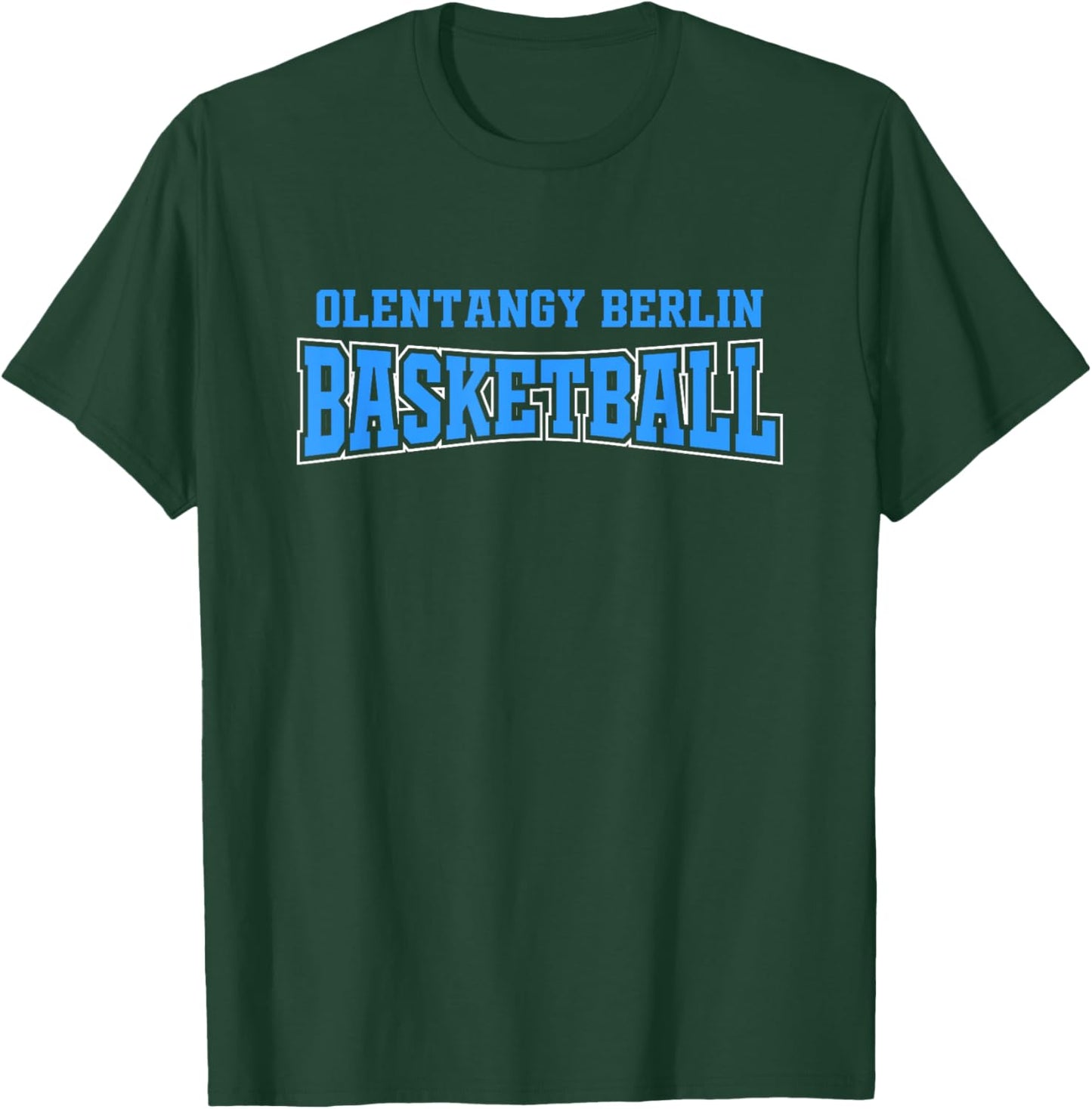 Olentangy Berlin High School Basketball Warp HS T-Shirt - T-Shirt | Forest