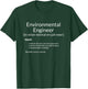 Environmental Engineering Environmental Engineer Definition T-Shirt - T-Shirt | Forest